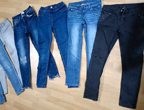 Mädchen jeanspaket tlg - mädchen, 6-tlg
