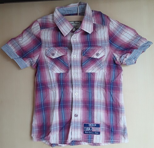 Jungen kurzarm hemd tom tailor - kurzarm,