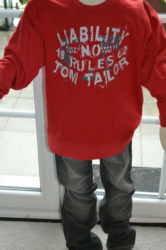 Tom tailor sweatshirt rot 152 - rot,